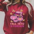 Bookcore Coquette Pinkoween Fall Into Stories Books Premium Tri-Blend Raglan Sleeve Sweatshirt Heather Dust Bookcore Coquette Pinkoween Fall Into Stories Books Premium Tri-Blend Raglan Sleeve Sweatshirt Heather Dust