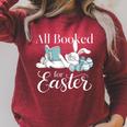All Booked For Easter Librarian Core Book Reader Author Raglan Sleeve Sweatshirt Heather Dust All Booked For Easter Librarian Core Book Reader Author Raglan Sleeve Sweatshirt Heather Dust