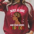 Books And Locs Loc'd Dreadlocs Locd Hair Raglan Sleeve Sweatshirt Heather Dust