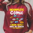 Comics Collector Gear Comic Book Collecting Comics Lover Raglan Sleeve Sweatshirt Heather Dust