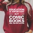 Cool Comic Book Art For Men Women Comic Book Cartoon Lovers Raglan Sleeve Sweatshirt Heather Dust