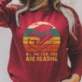 All The Cool Kids Are Reading Books Raglan Sleeve Sweatshirt Heather Dust All The Cool Kids Are Reading Books Raglan Sleeve Sweatshirt Heather Dust