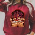 Dark Romance Smut Reader Spicy Book In My Monster Romance Raglan Sleeve Sweatshirt Heather Dust