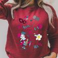 DC Comics Harley Quinn With Textbook Collage Raglan Sleeve Sweatshirt Heather Dust
