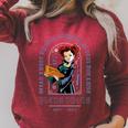 Disney Hocus Pocus Halloween Winifred Sanderson Want My Book Raglan Sleeve Sweatshirt Heather Dust