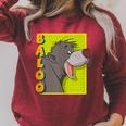 Disney The Jungle Book Baloo Raglan Sleeve Sweatshirt Heather Dust Disney The Jungle Book Baloo Raglan Sleeve Sweatshirt Heather Dust