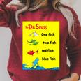 Dr Seuss One Fish Two Fish Book Cover Premium Tri-Blend Raglan Sleeve Sweatshirt Heather Dust Dr Seuss One Fish Two Fish Book Cover Premium Tri-Blend Raglan Sleeve Sweatshirt Heather Dust