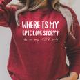 Where My Epic Love Story TBR Pile Book Reader Booktok Raglan Sleeve Sweatshirt Heather Dust Where My Epic Love Story TBR Pile Book Reader Booktok Raglan Sleeve Sweatshirt Heather Dust