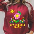 Eric Carle Let Kindness Bloom Flowers And Caterpillar Book Raglan Sleeve Sweatshirt Heather Dust Eric Carle Let Kindness Bloom Flowers And Caterpillar Book Raglan Sleeve Sweatshirt Heather Dust