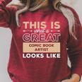 This Is What A Great Comic Book Artist Looks Like Raglan Sleeve Sweatshirt Heather Dust