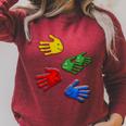 Homemade T-Shirt Book Character Costumes For Teachers Raglan Sleeve Sweatshirt Heather Dust
