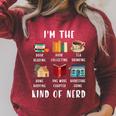 I'm The Kind Of Nerd Book Reading Raglan Sleeve Sweatshirt Heather Dust