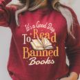 It's A Good Day To Read Banned Books Bibliophile Bookaholic Raglan Sleeve Sweatshirt Heather Dust