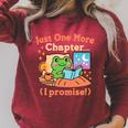 Just One More Chapter Bookish Book Kawaii Frog Reading Book Raglan Sleeve Sweatshirt Heather Dust Just One More Chapter Bookish Book Kawaii Frog Reading Book Raglan Sleeve Sweatshirt Heather Dust