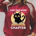 Just One More Chapter Cute Cat Reading Book For Reader Men Women Kids Raglan Sleeve Sweatshirt Heather Dust Just One More Chapter Cute Cat Reading Book For Reader Men Women Kids Raglan Sleeve Sweatshirt Heather Dust