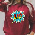 Kids Boys Lio Name Comic Book Superhero Raglan Sleeve Sweatshirt Heather Dust Kids Boys Lio Name Comic Book Superhero Raglan Sleeve Sweatshirt Heather Dust