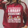 Library Assistant Books Librarian Associate Curator Keeper Raglan Sleeve Sweatshirt Heather Dust