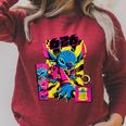 Lilo And Stitch 626 Outerspace Alien Comic Book Page Raglan Sleeve Sweatshirt Heather Dust
