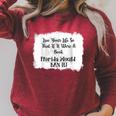 Live Your LIfe So That If It Were A Book Florida Would Ban Raglan Sleeve Sweatshirt Heather Dust