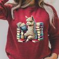 Llama Reading Book Reader Bookworm Alpaca Lover Raglan Sleeve Sweatshirt Heather Dust Llama Reading Book Reader Bookworm Alpaca Lover Raglan Sleeve Sweatshirt Heather Dust