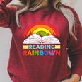 Take A Look It's In A Book Reading Retro Rainbow Vintage Raglan Sleeve Sweatshirt Heather Dust Take A Look It's In A Book Reading Retro Rainbow Vintage Raglan Sleeve Sweatshirt Heather Dust