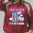 Take A Look Its In A Book Shirt Reading Readers Raglan Sleeve Sweatshirt Heather Dust Take A Look Its In A Book Shirt Reading Readers Raglan Sleeve Sweatshirt Heather Dust