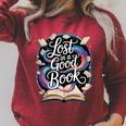 Lost In a Good Book Raglan Sleeve Sweatshirt Heather Dust Lost In a Good Book Raglan Sleeve Sweatshirt Heather Dust