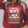 I Love My Wife More Than Comic Books Graphic Raglan Sleeve Sweatshirt Heather Dust