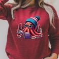 Octopus Reading Book Kraken Book Lover Raglan Sleeve Sweatshirt Heather Dust Octopus Reading Book Kraken Book Lover Raglan Sleeve Sweatshirt Heather Dust