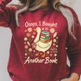 Ooops I Bought Another Book Goose Reader Raglan Sleeve Sweatshirt Heather Dust