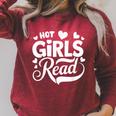 Pink Preppy Aesthetic Hot Girls Read Book Lovers Bookish Raglan Sleeve Sweatshirt Heather Dust Pink Preppy Aesthetic Hot Girls Read Book Lovers Bookish Raglan Sleeve Sweatshirt Heather Dust
