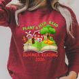 Plant A Seed Read Summer Reading 2026 Kids Library Book Farm Raglan Sleeve Sweatshirt Heather Dust