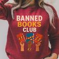Read Banned Books Club Freely Anti-Censorship Librarian Raglan Sleeve Sweatshirt Heather Dust Read Banned Books Club Freely Anti-Censorship Librarian Raglan Sleeve Sweatshirt Heather Dust