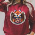 I Read Banned Books Sly Fox Reading Books Raglan Sleeve Sweatshirt Heather Dust