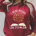 I Read Books Like It's My Job Book Lover Reading Women Men Raglan Sleeve Sweatshirt Heather Dust I Read Books Like It's My Job Book Lover Reading Women Men Raglan Sleeve Sweatshirt Heather Dust