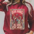 Read Books Be Kind Stay Weird Tarot Reaper Coffee Reading Raglan Sleeve Sweatshirt Heather Dust Read Books Be Kind Stay Weird Tarot Reaper Coffee Reading Raglan Sleeve Sweatshirt Heather Dust