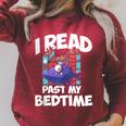 I Read Past My Bedtime Book Bookworm Raglan Sleeve Sweatshirt Heather Dust I Read Past My Bedtime Book Bookworm Raglan Sleeve Sweatshirt Heather Dust