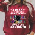 I Read So I Don't Choke People Save A Life Send Books Cat For Men Women Raglan Sleeve Sweatshirt Heather Dust I Read So I Don't Choke People Save A Life Send Books Cat For Men Women Raglan Sleeve Sweatshirt Heather Dust