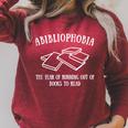 Reader Bibliophobia The Fear Of Running Out Of Books To Read Raglan Sleeve Sweatshirt Heather Dust Reader Bibliophobia The Fear Of Running Out Of Books To Read Raglan Sleeve Sweatshirt Heather Dust