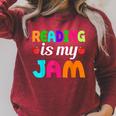 Reading Is My Jam Bookworm Books Teacher Bibliophile Men Women Kids Raglan Sleeve Sweatshirt Heather Dust Reading Is My Jam Bookworm Books Teacher Bibliophile Men Women Kids Raglan Sleeve Sweatshirt Heather Dust