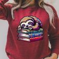 Reading Muffler Sloth On Stack Of Books Premium Tri-Blend Raglan Sleeve Sweatshirt Heather Dust Reading Muffler Sloth On Stack Of Books Premium Tri-Blend Raglan Sleeve Sweatshirt Heather Dust