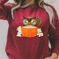 Reading Owl Art Men Women Kids Bookworm Book Lovers Raglan Sleeve Sweatshirt Heather Dust Reading Owl Art Men Women Kids Bookworm Book Lovers Raglan Sleeve Sweatshirt Heather Dust