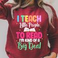 Reading Teacher Book Reader I Teach Little People To Read For Men Women Raglan Sleeve Sweatshirt Heather Dust Reading Teacher Book Reader I Teach Little People To Read For Men Women Raglan Sleeve Sweatshirt Heather Dust