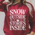 Reading All Winter Cozy Book Lover And Literary Escape Raglan Sleeve Sweatshirt Heather Dust Reading All Winter Cozy Book Lover And Literary Escape Raglan Sleeve Sweatshirt Heather Dust