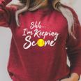 Scorekeeper Softball Team Score Book Keeper Shirt Premium Tri-Blend Raglan Sleeve Sweatshirt Heather Dust