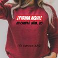 Signature Aqui 20th Birthday I Guest Book Raglan Sleeve Sweatshirt Heather Dust