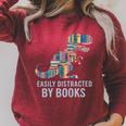 Stuffed T Rex Trex Stuffy Books Nerds Dinosaur Costume Trex Raglan Sleeve Sweatshirt Heather Dust