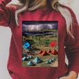 Tales Of Epithumia Book 2 Premium Tri-Blend Raglan Sleeve Sweatshirt Heather Dust
