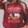 Tap Dancer Girl Who Loves Tap Dance & Books Raglan Sleeve Sweatshirt Heather Dust