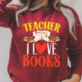 Teacher Survival Kit Items i Love Books Teaching For Men Women Raglan Sleeve Sweatshirt Heather Dust